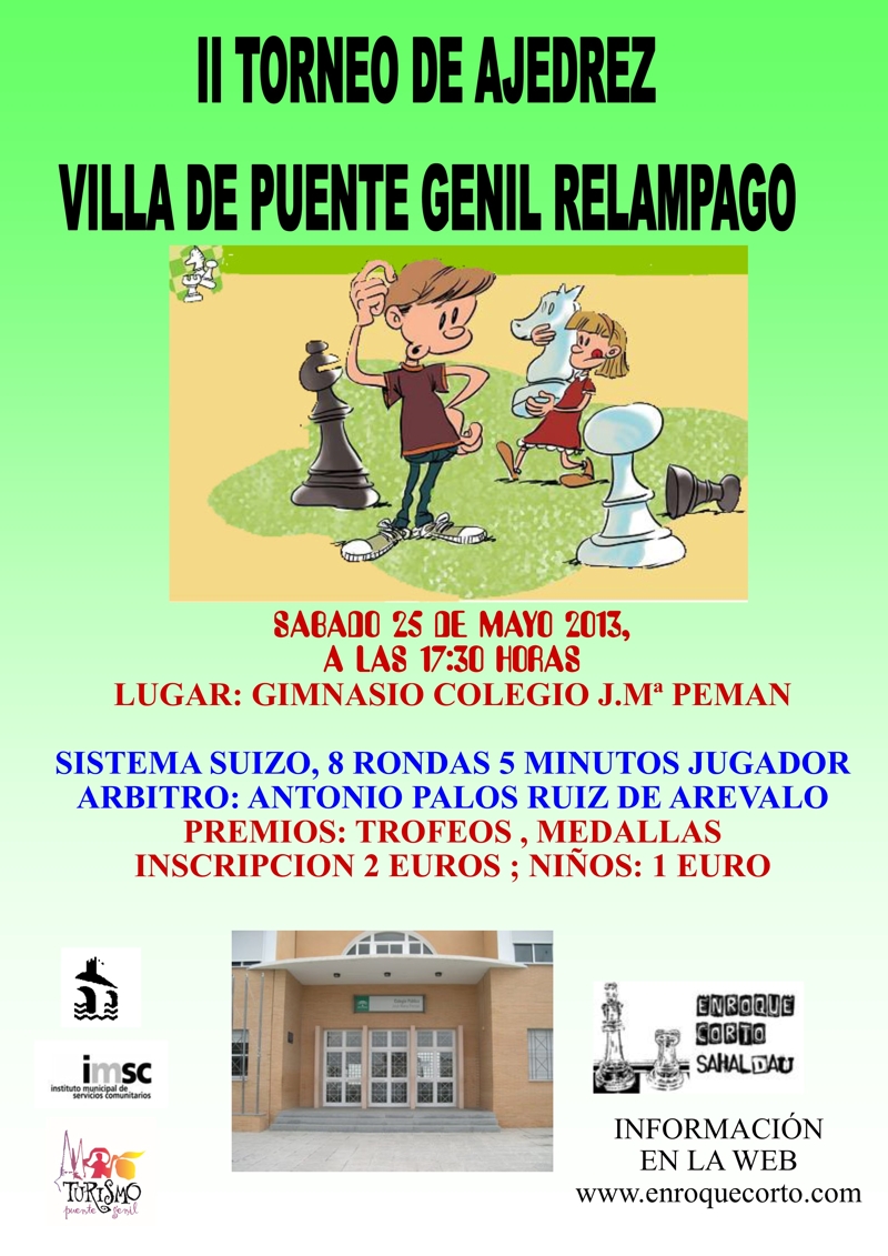 Torneo Ajedrez Relampago Villa Puente Genil 2013