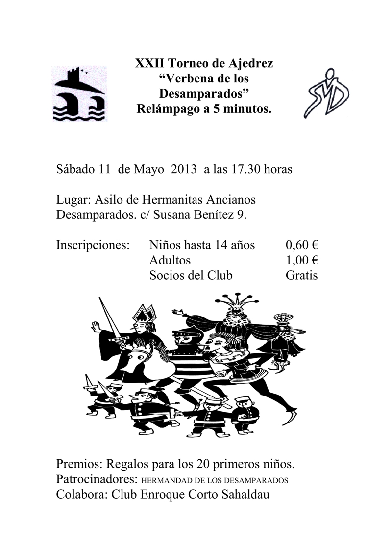 Torneo Ajedrez Verbena Desamparados Puente Genil 2013
