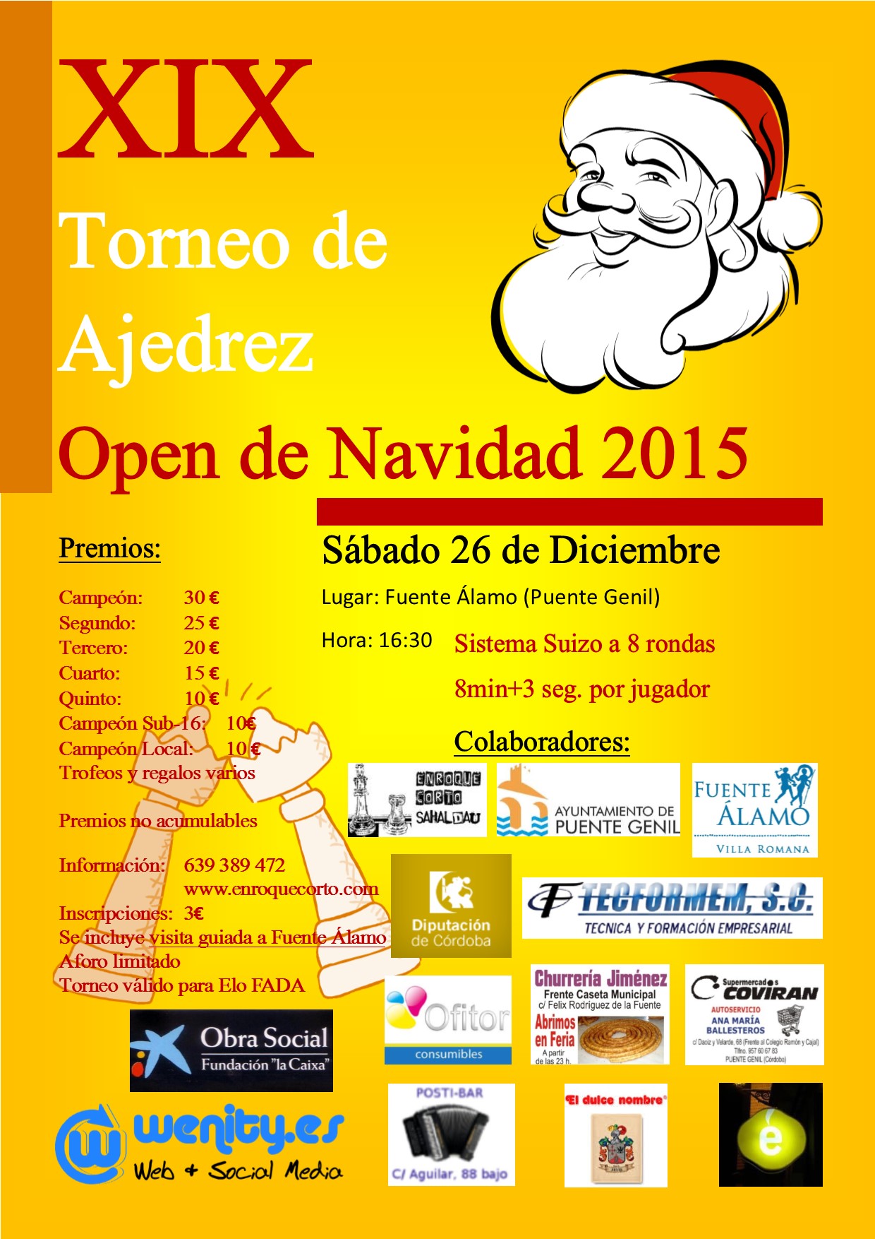 Torneo Ajedrez Navidad Puente Genil 2015