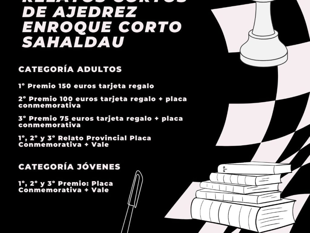 IV Concurso de Relatos de Ajedrez Enroque Corto – Convocatoria