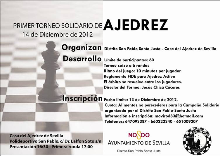 Torneo Ajedrez Solidario Sevilla 2012